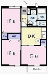 エンジェルコーポラスBの物件間取画像